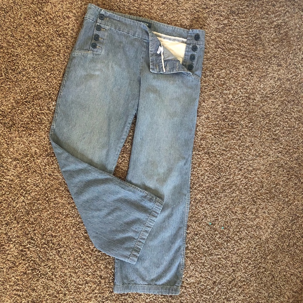Pinstripe Sailor Pants